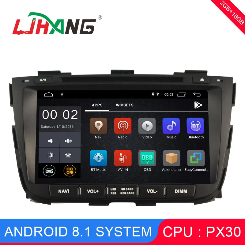 

LJHANG 2 din Android 8.1 Car DVD Multimedia player For KIA SORENTO 2013 2014 GPS Navigation Autoradio dvd player Head Unit Audio