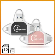 Ingelon Card Reader lector de tarjetas memoria SD Adapter kaartlezer usb c Smart xqd CardReader for ios tipe pc
