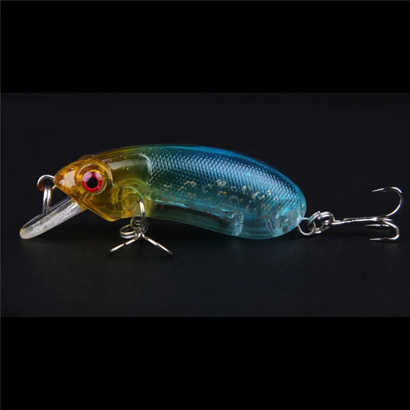 

Artificial Fishing lure Set Mini Bionic spinner Bait Plastic+ Metal Lure Fishing HENG JIA 8 Colors Hard 6cm 9.8g Ocean Lake