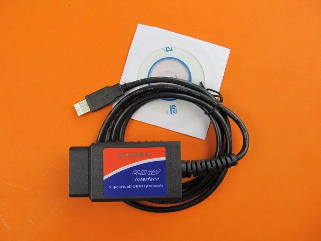 Высокое качество usb elm327 v 1,5 из Китая obd ii может-шины автомобильные OBD2 сканирования интерфейсный кабель obd2 elm 327 usb сканер