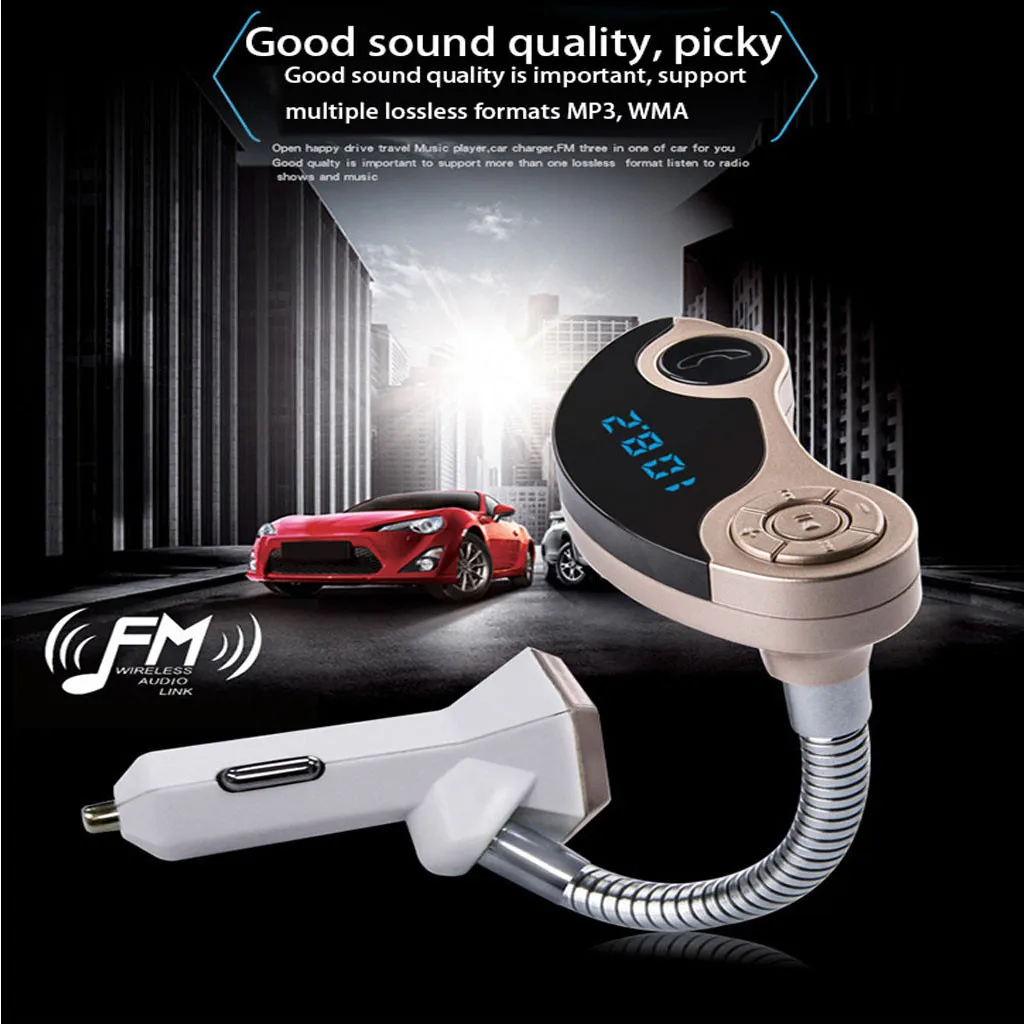 Дисплей напряжения частоты окно Handsfree для Bluetooth автомобильного комплекта Usb
