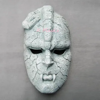 

Stone Mask JoJo Ghost Full Face Resin Mask Wall decorations Comics Adventures Gargoyle Embid Theme Masks Halloween Party Props
