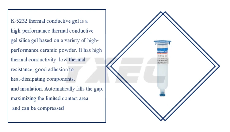 Kafuter теплопроводность гель K-5232 теплопроводность 2,0 коммуникационное оборудование светодиодный модуль памяти чип 30 мл