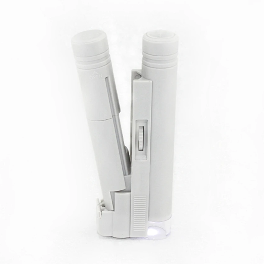 100x Handheld Pocket Microscope with LED and Scalein Microscopes from