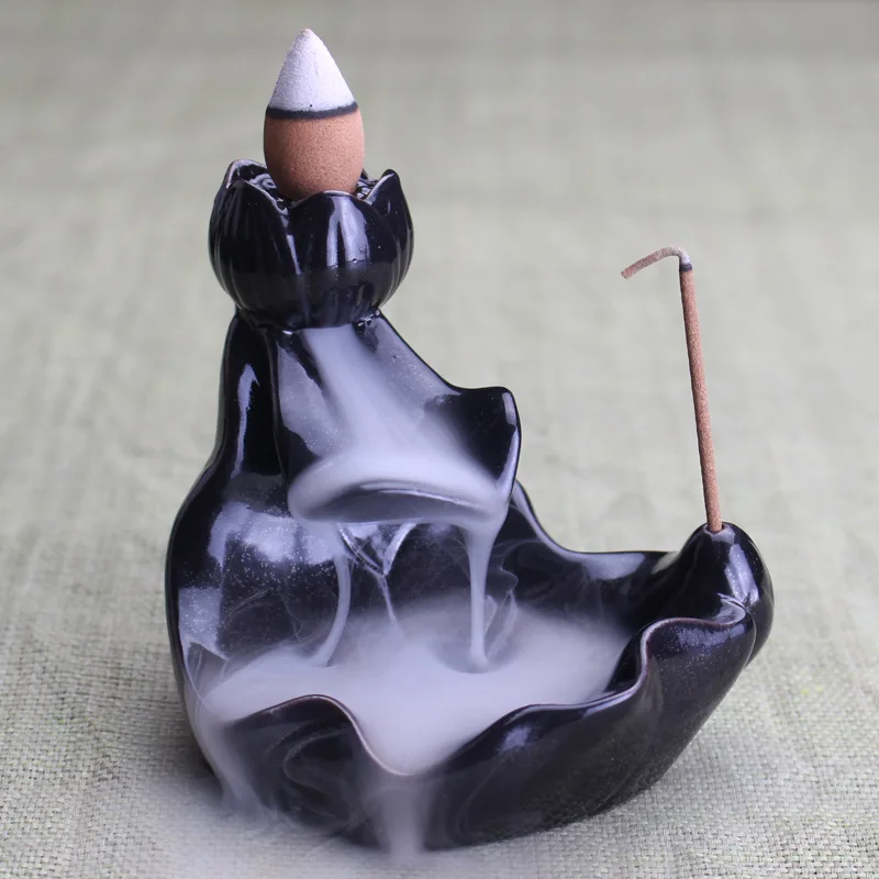 20Pcs Natural Incense Or Ceramic Incense Burner Craft Smoke Backflow