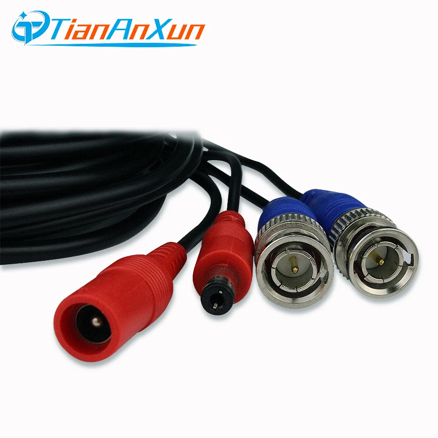 Tiananxun Video Cables Dc Power Bnc Cable For Cctv Cameras Ahd Analog Wired Surveillance Dvr System Accessories Tiananxun Video Cables Dc Power Bnc Cable For Cctv Cameras Ahd Analog Wired Surveillance Dvr System Accessories
