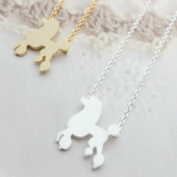 

Fashion Animal Pet Poodle Dog necklaces for Women Wholesale
