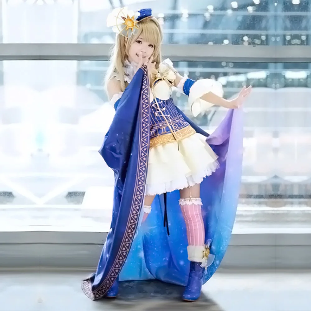Японский аниме love live карнавальный костюм Nozomi LoveLive косплей созвездие пробуждение