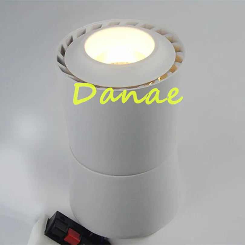 Luzes da Trilha Graus de Rotação Yrank Led 360 Superfície Mounte Luzes Fonte Luz Ac110-220v Frete Grátis Cob 15 w 20 7 da trilha 360 graus de rotação superfície