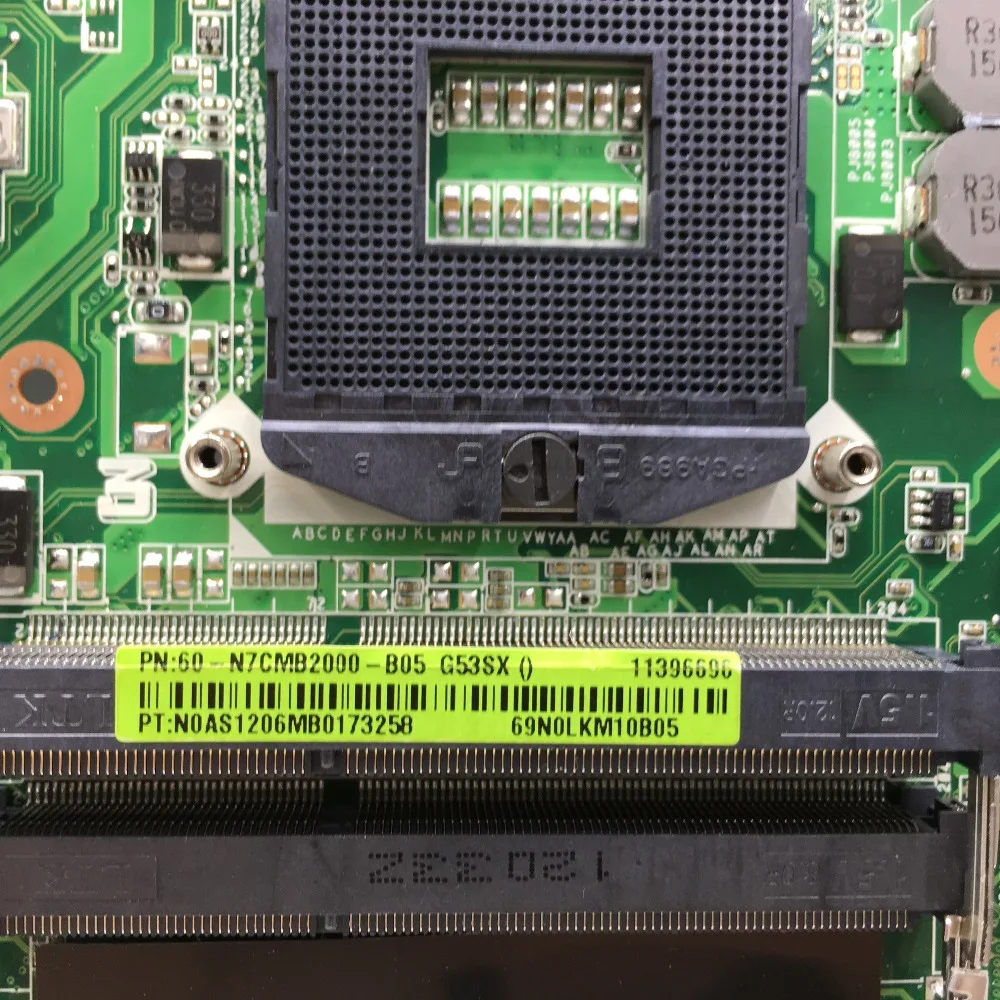  KEFU G53SX For ASUS G53S G53SW VX7 VX7S mainboard 4 slots RAM laptop motherboard REV2.0 Test work 1