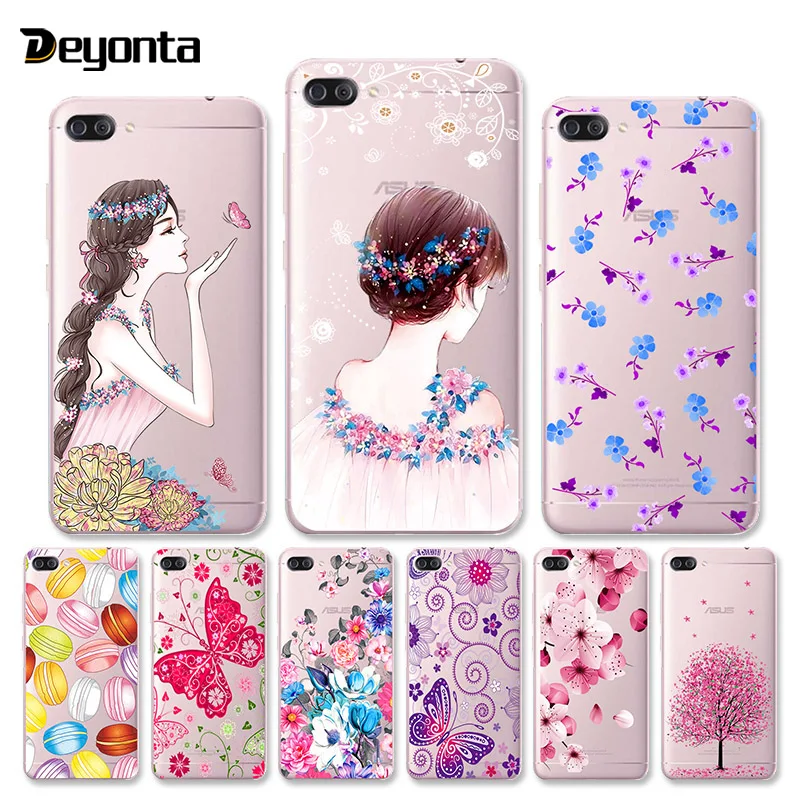 

Transparent Painted Case Huawei Y7 Y6 2019 Case Silicone Soft Back Cover For Huawei P Smart 2018 2019 Coque Back Protective Capa