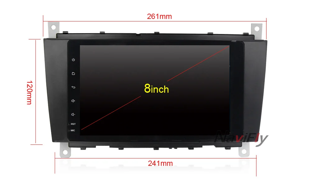 Cheap NaviFly IPS+DSP Android 9.0 GPS car multimedia player for Mercedes/benz/C-Class/W203/CLK/W209/C180/C200/C220/C240/C250/C270/C280 5 Cheap NaviFly IPS+DSP Android 9.0 GPS car multimedia player for Mercedes/benz/C-Class/W203/CLK/W209/C180/C200/C220/C240/C250/C270/C280 5