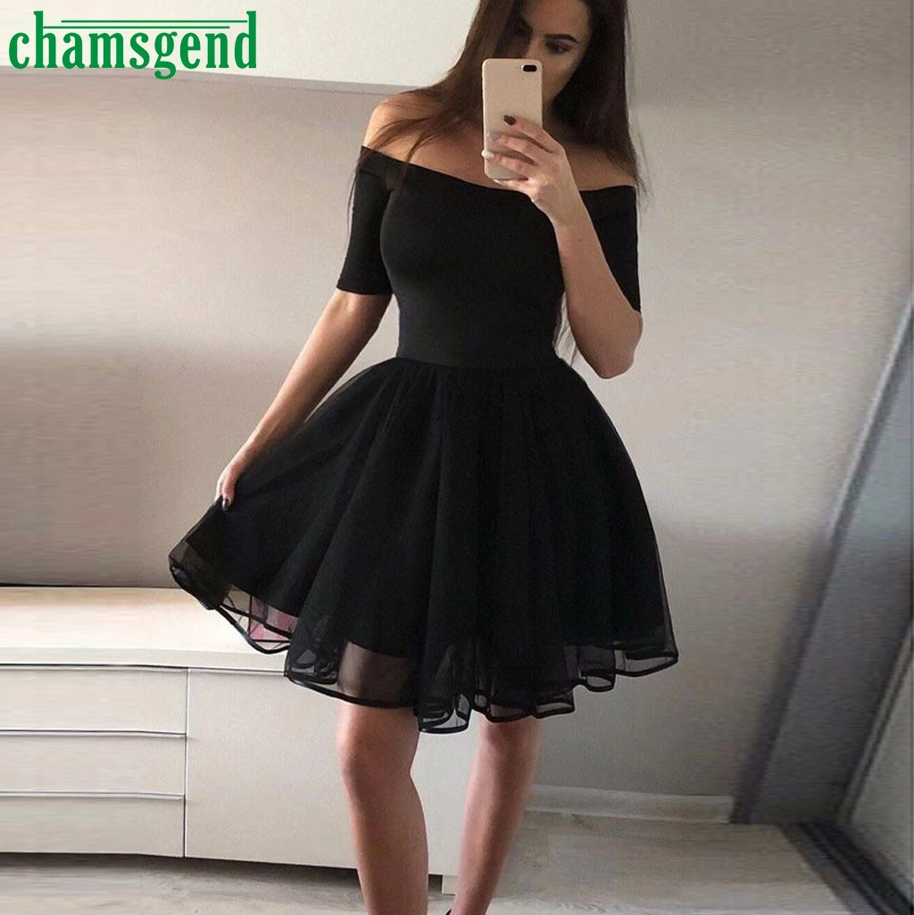 

Chamsgend Short Dress Party Gown Formal Elegant Dress Custom Homecoming Gown Formal Party Dresses Vestido Robe De Soiree