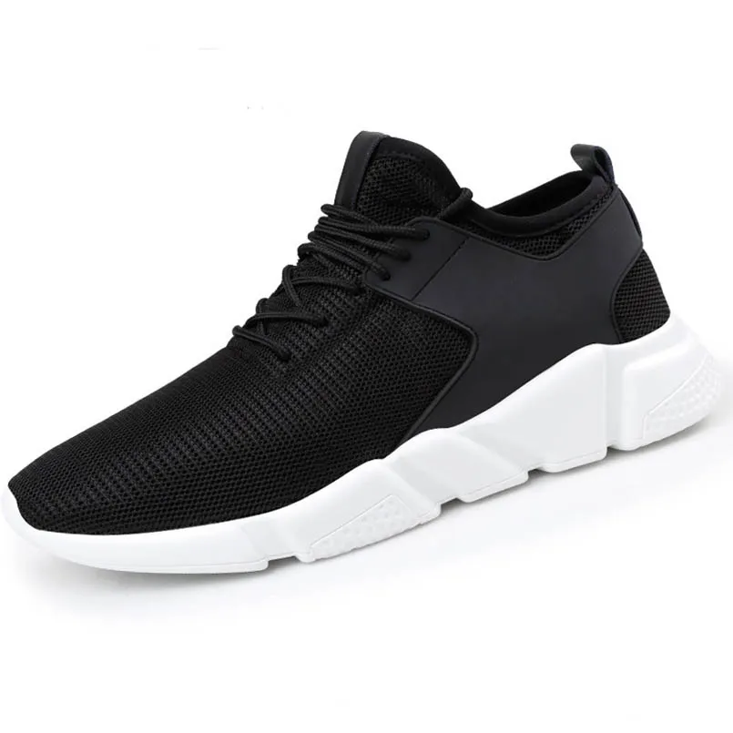 

FIDANEI 2018 Breathable Mesh Summer Men Vulcanized Shoes Laceup Outdoor Lightweight Fashion Soft Wild Flat Walking Footwear