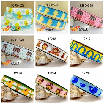 

Free shipping 50 yard dog printed grosgrain ribbon 10383