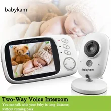 Babykam радио няня видео няня ИК ночного видения Домофон колыбельные температура монитор 3,2 дюймов радио няня допплер фетальный