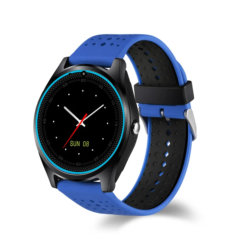 10 шт. Bluetooth Smart часы V9 w/SIM для мужчин и женщин спортивные SmartWatch для Apple IOS Android Samsung телефон pk DZ09 A1 GT08 часы