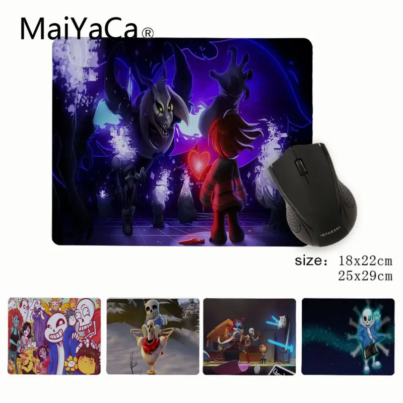 

MaiYaCa Beautiful Anime undertale Customized MousePads Computer Laptop Anime Mouse Mat Simple Design Speed Game Mouse Pads