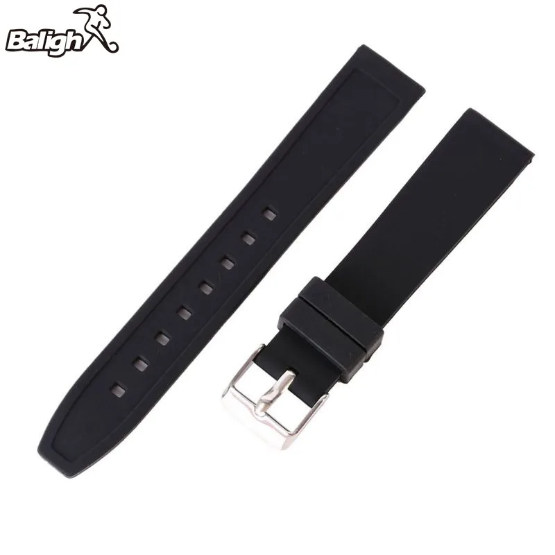 Newest Fashion 16/18/20/22/24/26/28mm Wrist Strap Butterfly Pattern Stainless Steel Clasp Buckle+ Leather For Unisex Watch Band