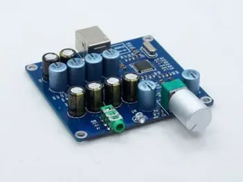 

PCM2706+CS4344+Dual TDA1308 Parallel Output HIFI USB Headphone Amp board