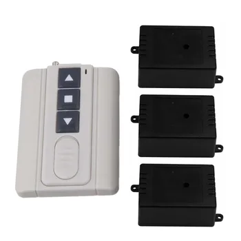 

433MHz 24V Remote Control Switch w/ Base&3 Receivers Door Opener 1CH