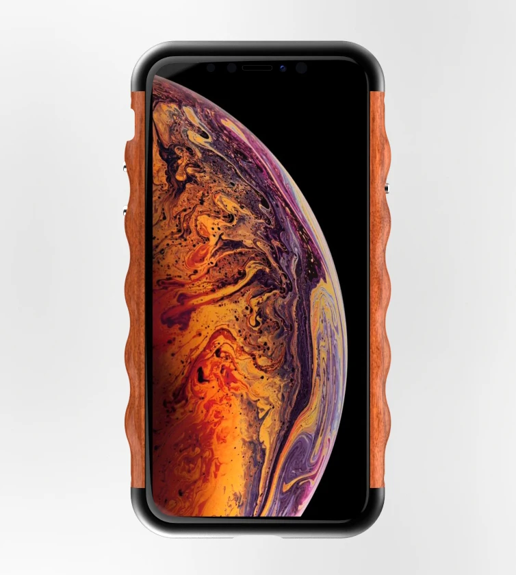 LJY деревянный бампер для iPhone X XS алюминий + защитный корпус 5 8 дюйма|Бамперы| |