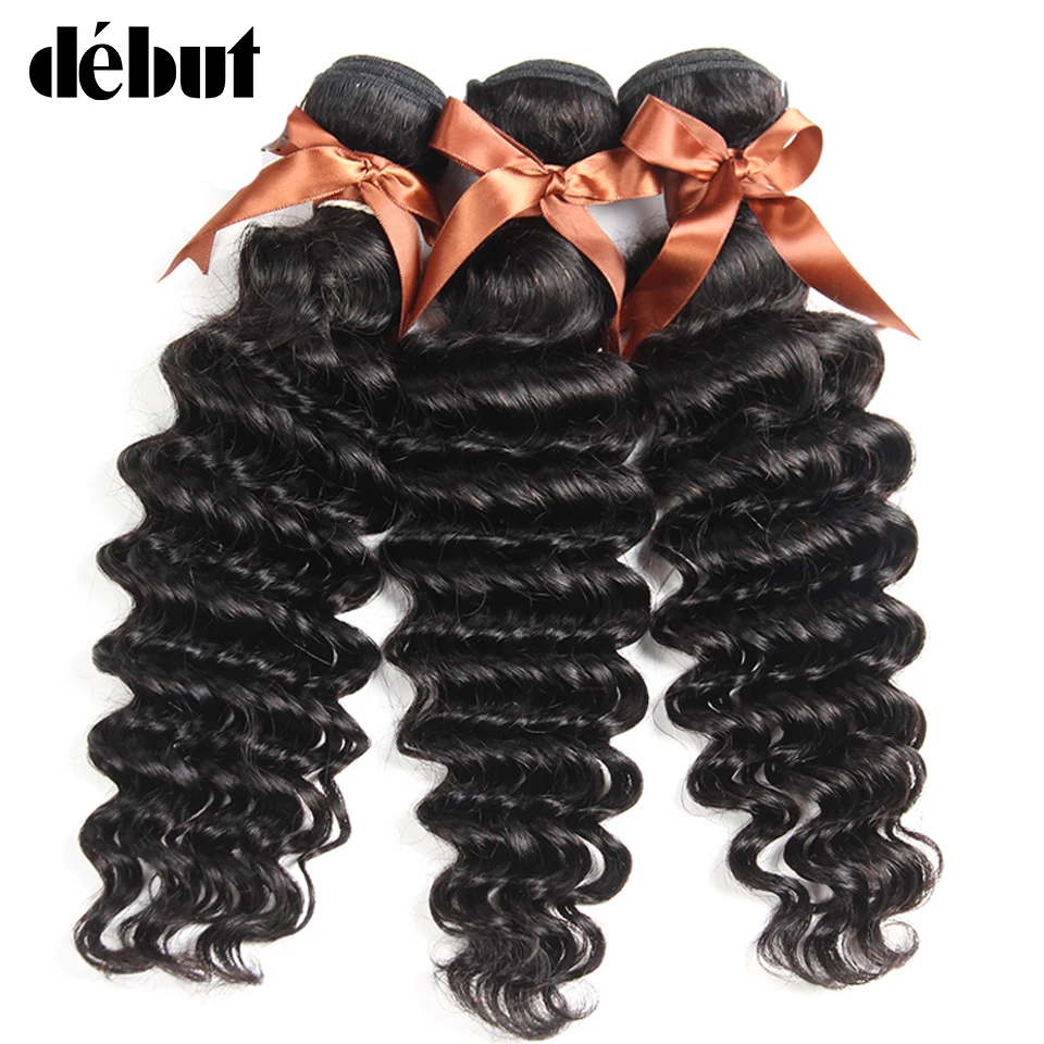 Debut Loose Deep Wave Bundles With Closure Non Remy Brazilian Human Hair Weave 3 Bundles With Closure 4x4 Lace Closure Debut Loose Deep Wave Bundles With Closure Non Remy Brazilian Human Hair Weave 3 Bundles With Closure 4x4 Lace Closure