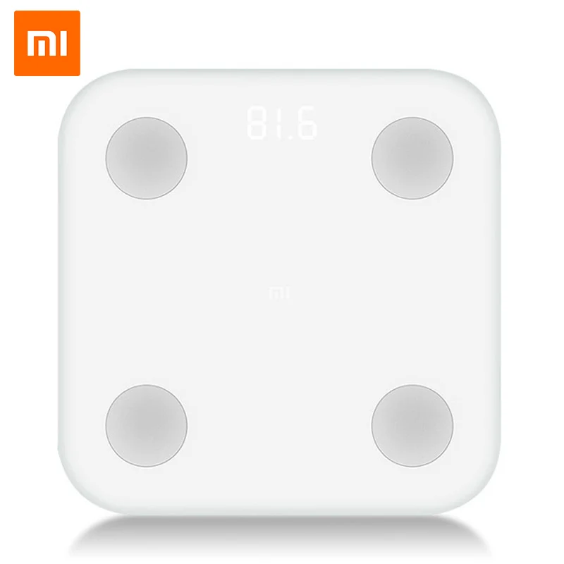 

Original Xiaomi Mi Smart Body Fat Scale With Anti-Dust Case Body Monitor Mifit App Bluetooth Remote Control Weighting Scale 2