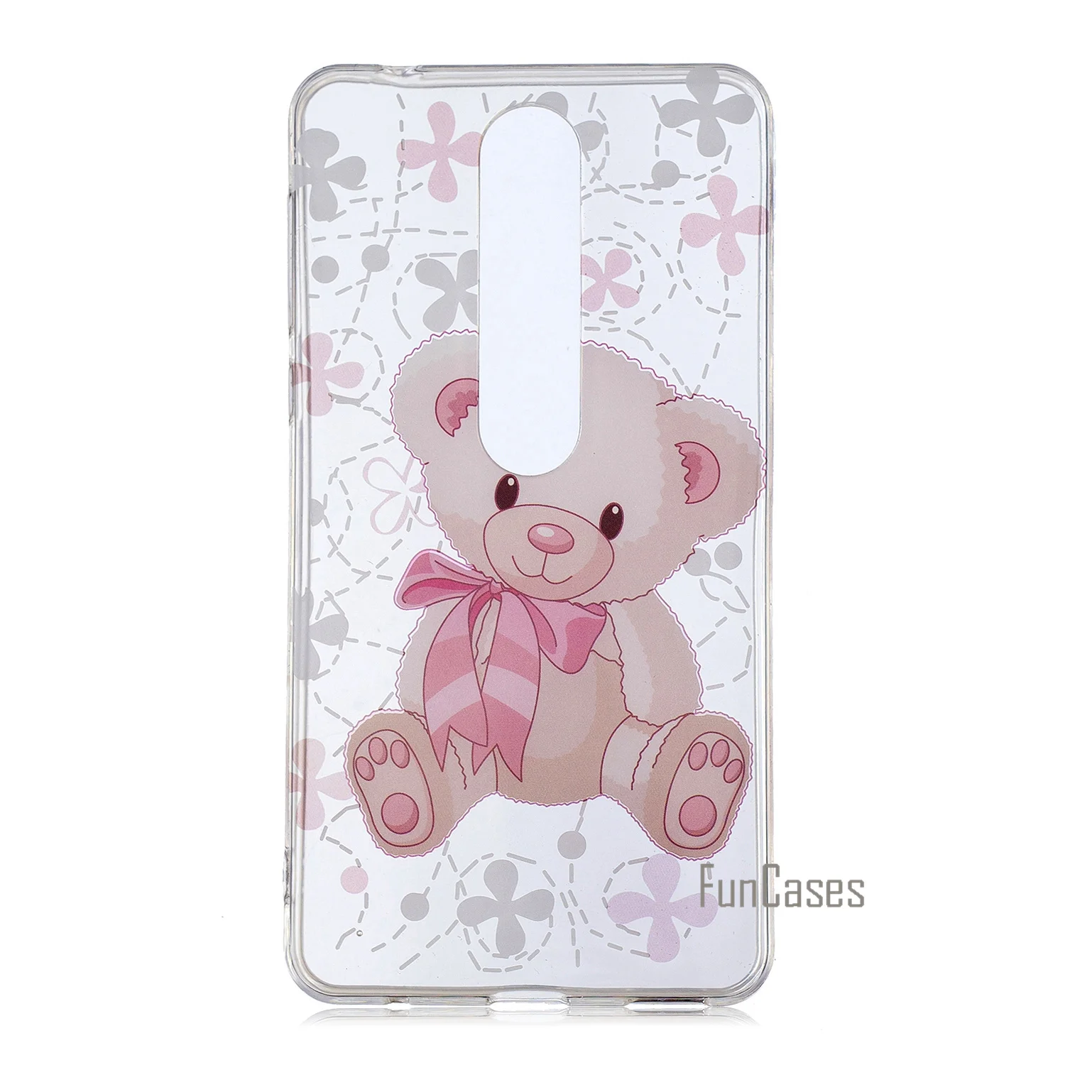 Чехол кошелек для Coque Nokia6 2018 чехол Sheii Fundas Nokia 6 высокопрозрачный мягкий из ТПУ