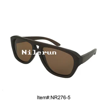 

cool pilot dark color bamboo sunglasses