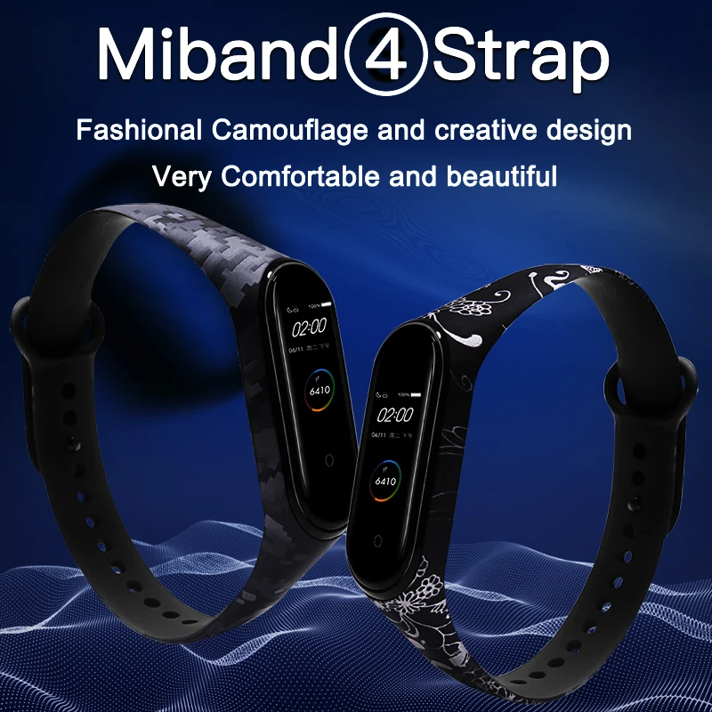 BOORUI mi band 4 strap silicone miband 4 global accessories sports wrist strap replacement for xiaomi mi band 4 smart bracelets