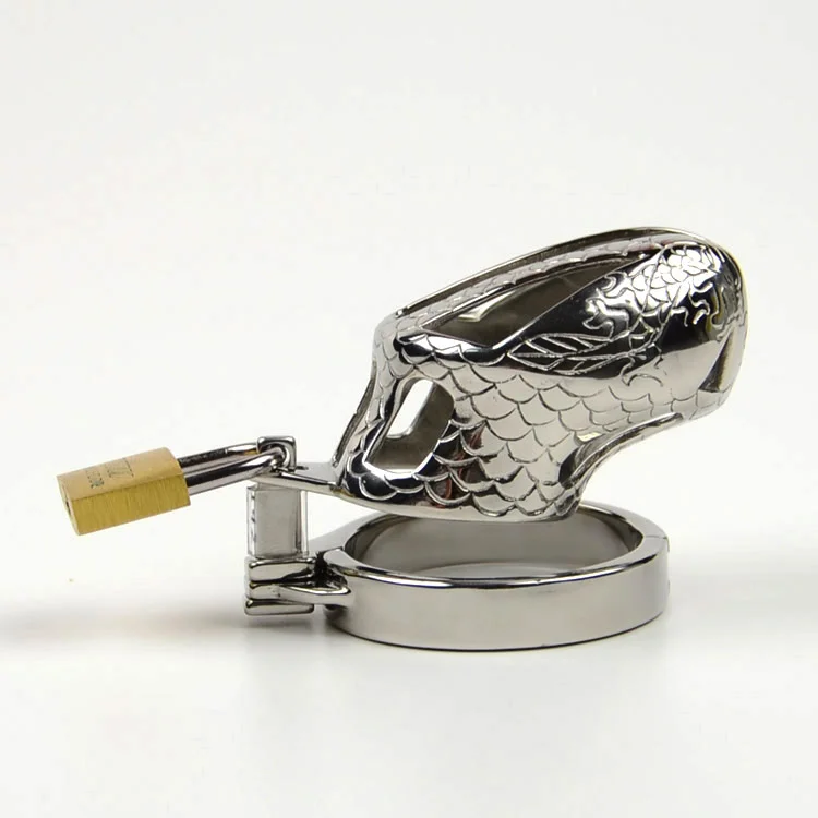 SODANDY Small Male Chastity Device Steel Penis Ring Cock Cage Metal Cock Lock Bondage Gear Chastity Belt For Men SODANDY Small Male Chastity Device Steel Penis Ring Cock Cage Metal Cock Lock Bondage Gear Chastity Belt For Men