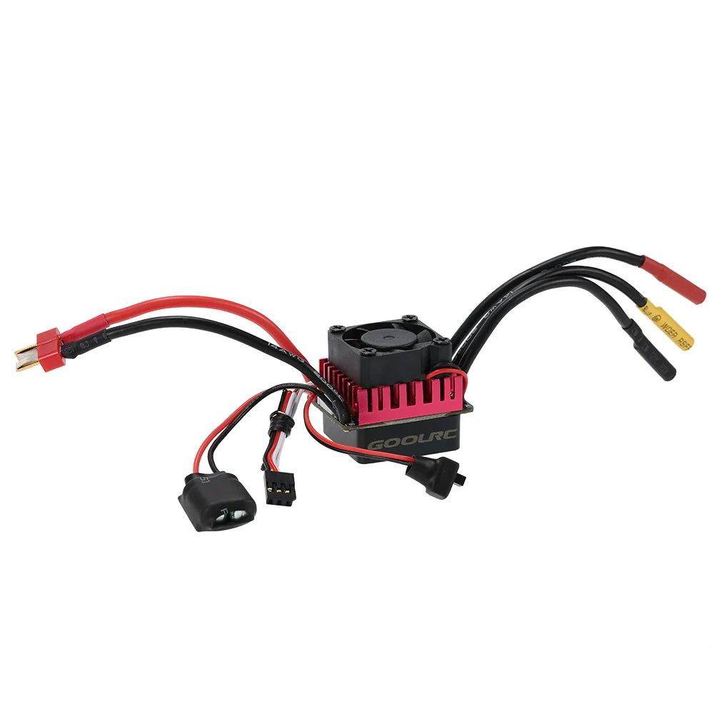

2018 S3650 4300KV Sensorless Brushless Motor 60A Brushless ESC and Program Card Combo Set for 1/10 RC Car Truck