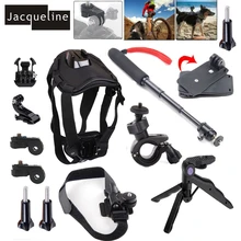 Жаклин для комплект аксессуары для собак монопод штатив крепление для Sony экшн-камер HDR-AS100v AS10 AS15 AS20 AS30V FDR-x1000v W 4 K
