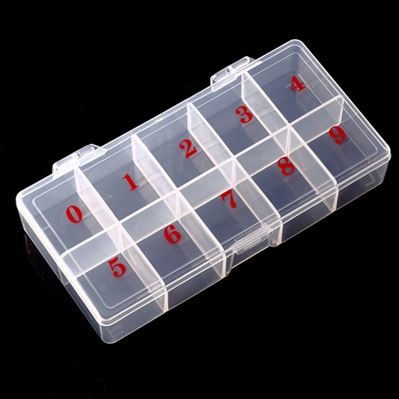 

10 Slots Grid Hand Repair Tool Box Jewelry Screws Nuts Nails SMD Fishing Storage Case Holder Organizer Container Box Toolkit