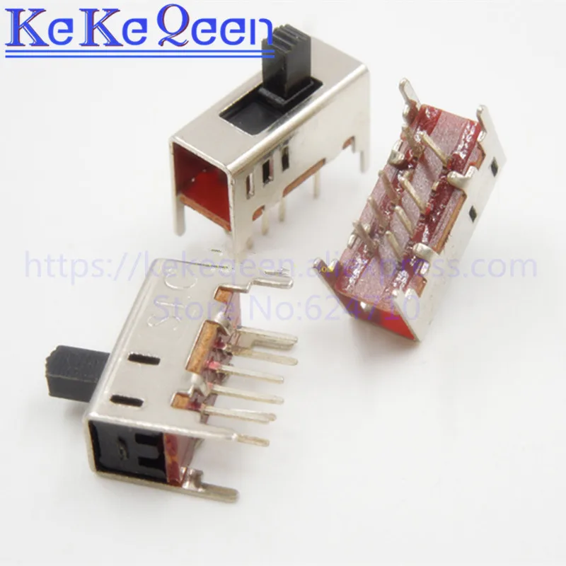 

10PCS SS23D03 8 Pin 3 Position 2P3T DP3T PCB Mount Mini Vertical Slide Switch SS23D03VG3 SS23D03VG4 SS23D03VG5 SS23D03VG6