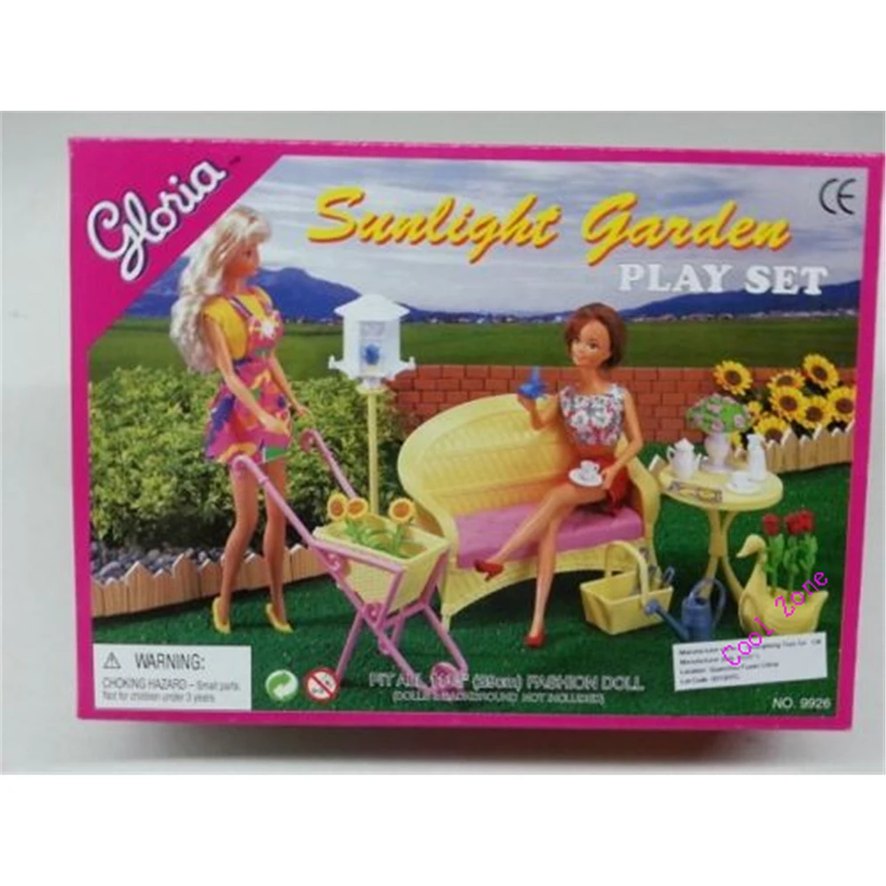 barbie garden set
