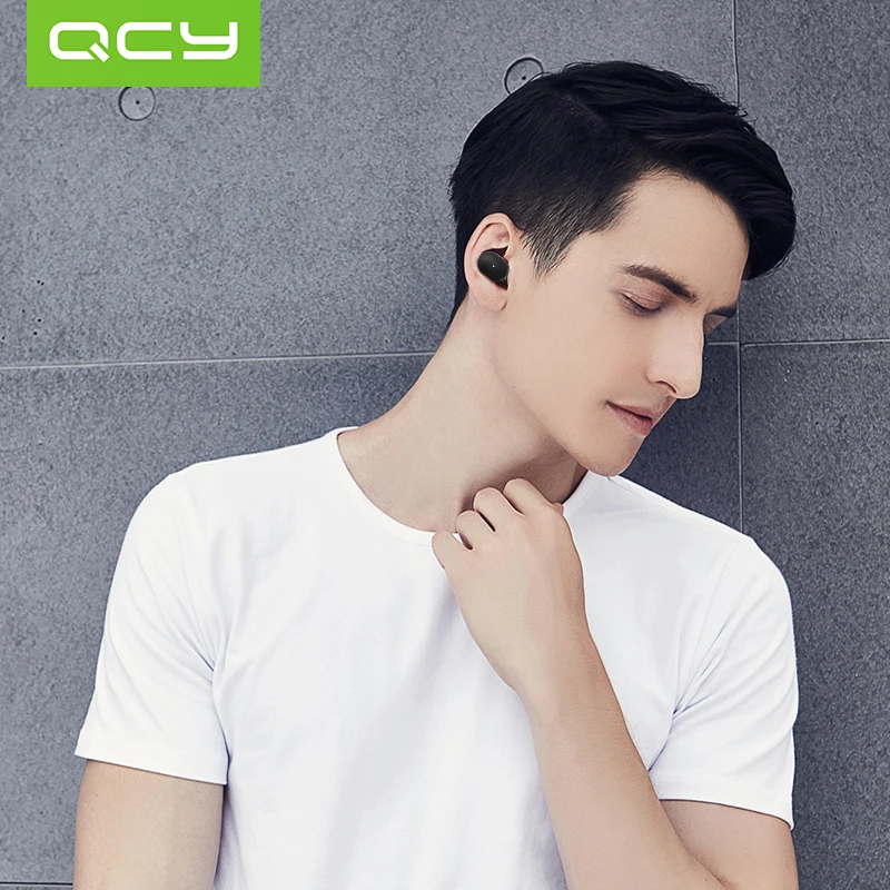 QCY Mini1 молодежи Bluetooth наушники Бизнес Беспроводной гарнитура 4 1 мини вкладыши с USB