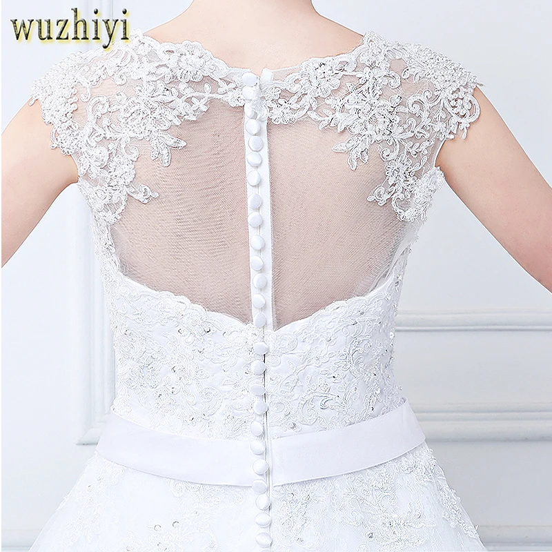 Wuzhiyi vestido de noiva свадебное платье бальное платье с кружевной аппликацией vestido de casamento robe mariage trouwjurken платье невесты