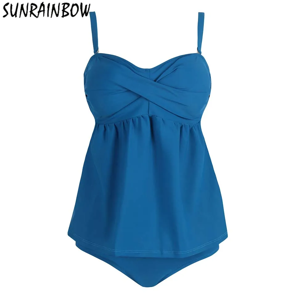 

SUNRAINBOW Bikini Swimwear Women Push Up Swimsuit Low Waisted Bathing Suit Floral Biquini Two Piece Bikinis Tankini Beachwear