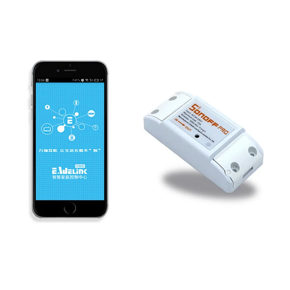 Sonoff Smart Home Wifi Switch,10A Intelligent Wireless Remote Control Timer Diy Switch 220V Android IOS App Controlled CM117 (4)