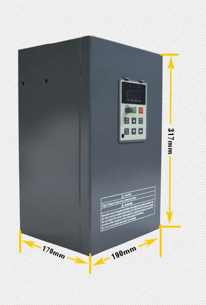 Переменный Частотный Привод 7.5Kw 10HP перегруженный векторный вход 380 V 3Ph переменного тока частотно-регулируемого электропривода контроль скорости подходящий двигатель привод для промышленности