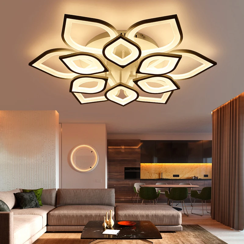 Hot Free Shipping Modern Led Ceiling Light Dimmable With Remote