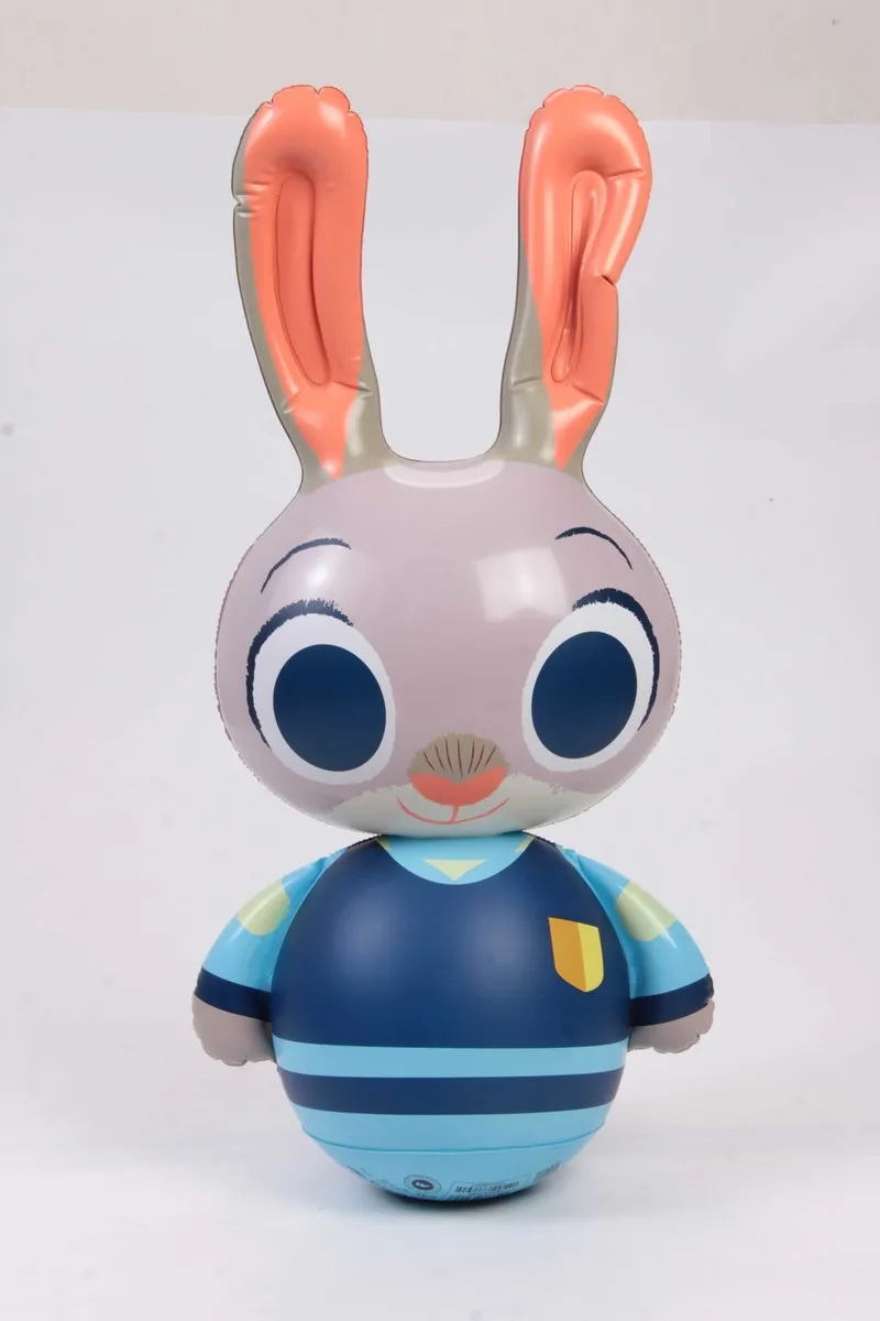 DISNEY Zootopia PVC Carton Cute kids Inflatable Rabbit Tumbler Toy Kids Toys Inflatable Animal Balloon Supplies 55cm (3)