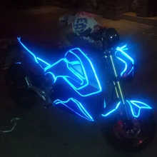 4 цвета 15 мм X 5 метров сверх яркий зеленый светоотражающий стикер мотоцикл автомобиль светящаяся лента Светоотражающая полоса Декаль