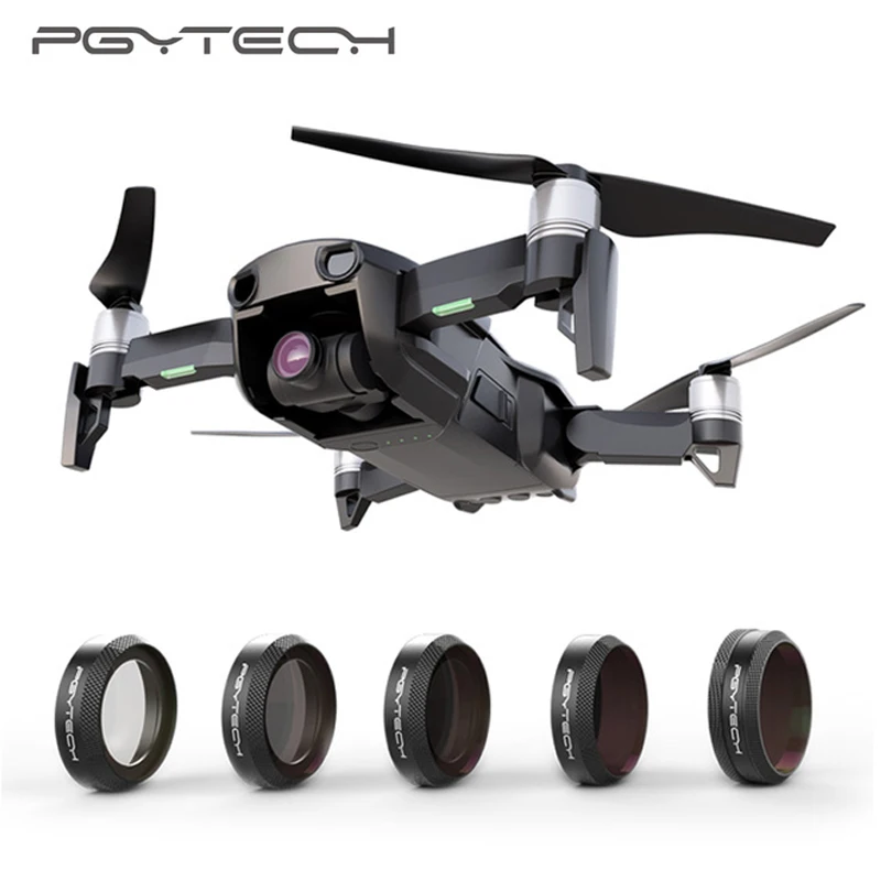 PGYTECH фильтр для DJI MAVIC воздушные фильтры для объектива UV CPL ND4 ND8 ND16 ND32 Комплект фильтров MAVIC камера воздушного дрона аксессуар