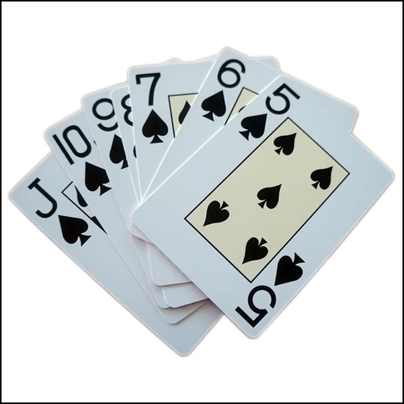 100% пластиковые карты для покера красные Техасские игральные Первичная
