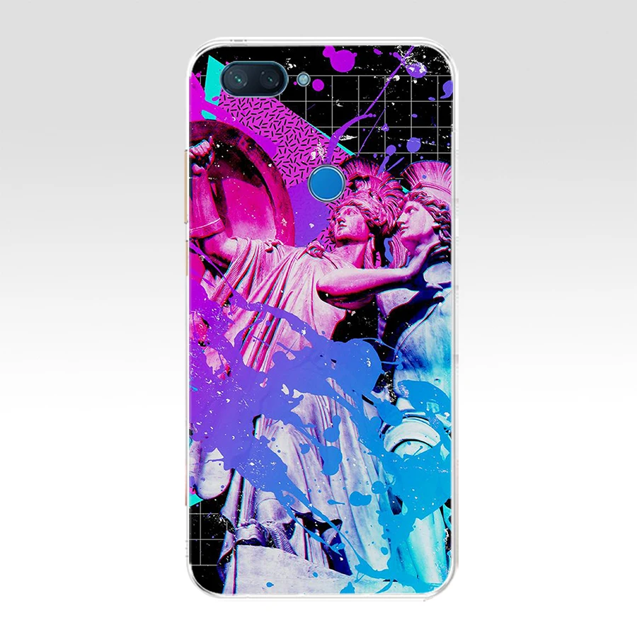 179FG Vaporwave эстетичный Мягкий Силиконовый ТПУ чехол для телефона xiaomi redmi mi 8 A1 A2