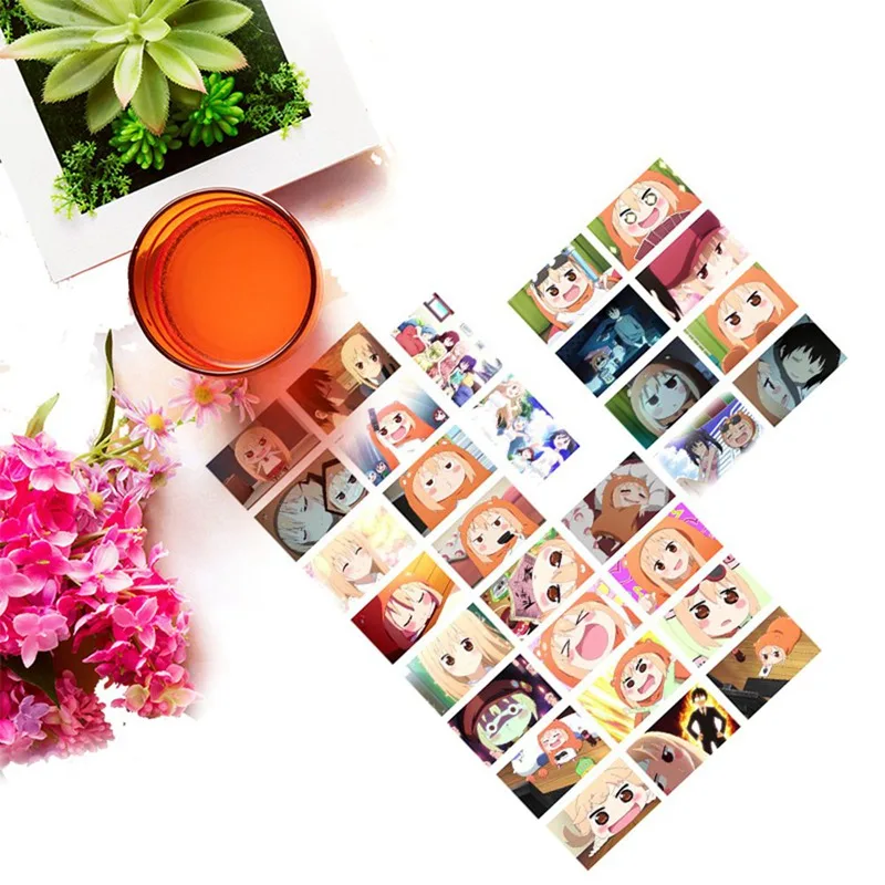 30 шт./компл. милые Мультяшные аниме фотокарты Kawaii изысканные Lomo карты для