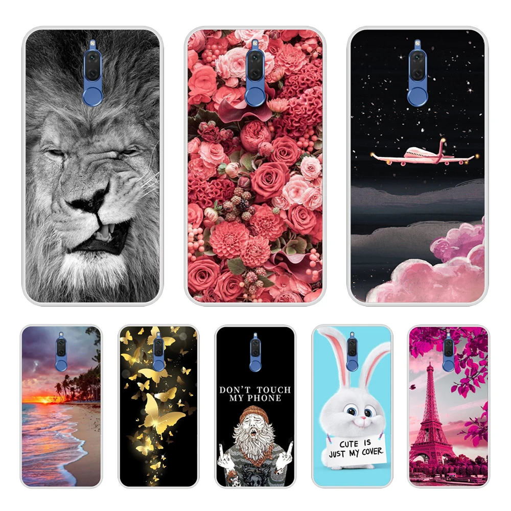 

Case For Huawei nova 2i Soft Silicone TPU Cool Design Patterned Printing Phone Cover For Huawei nova2i Case Cover